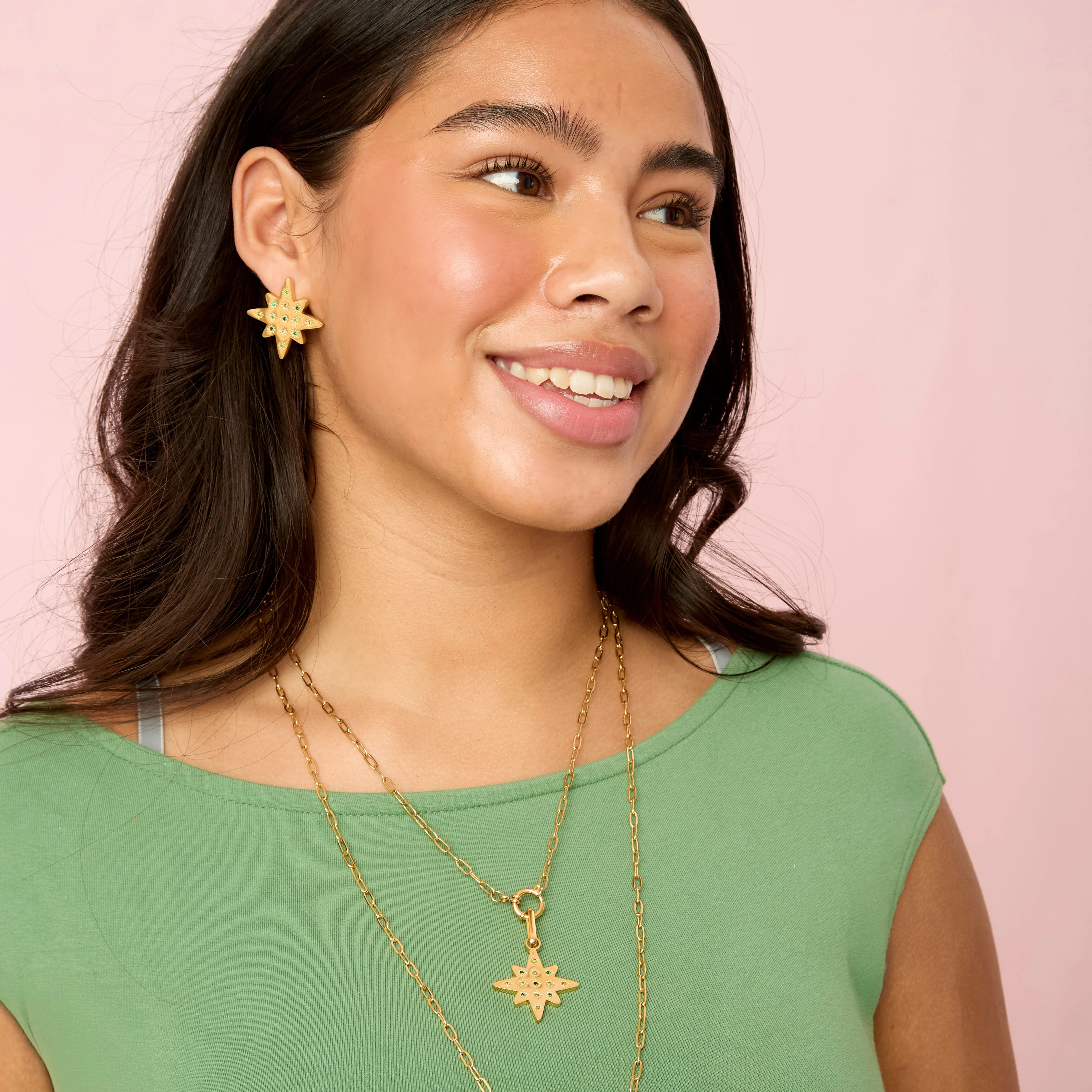 Aleena Chunky Star Pendant Charm - Image 9