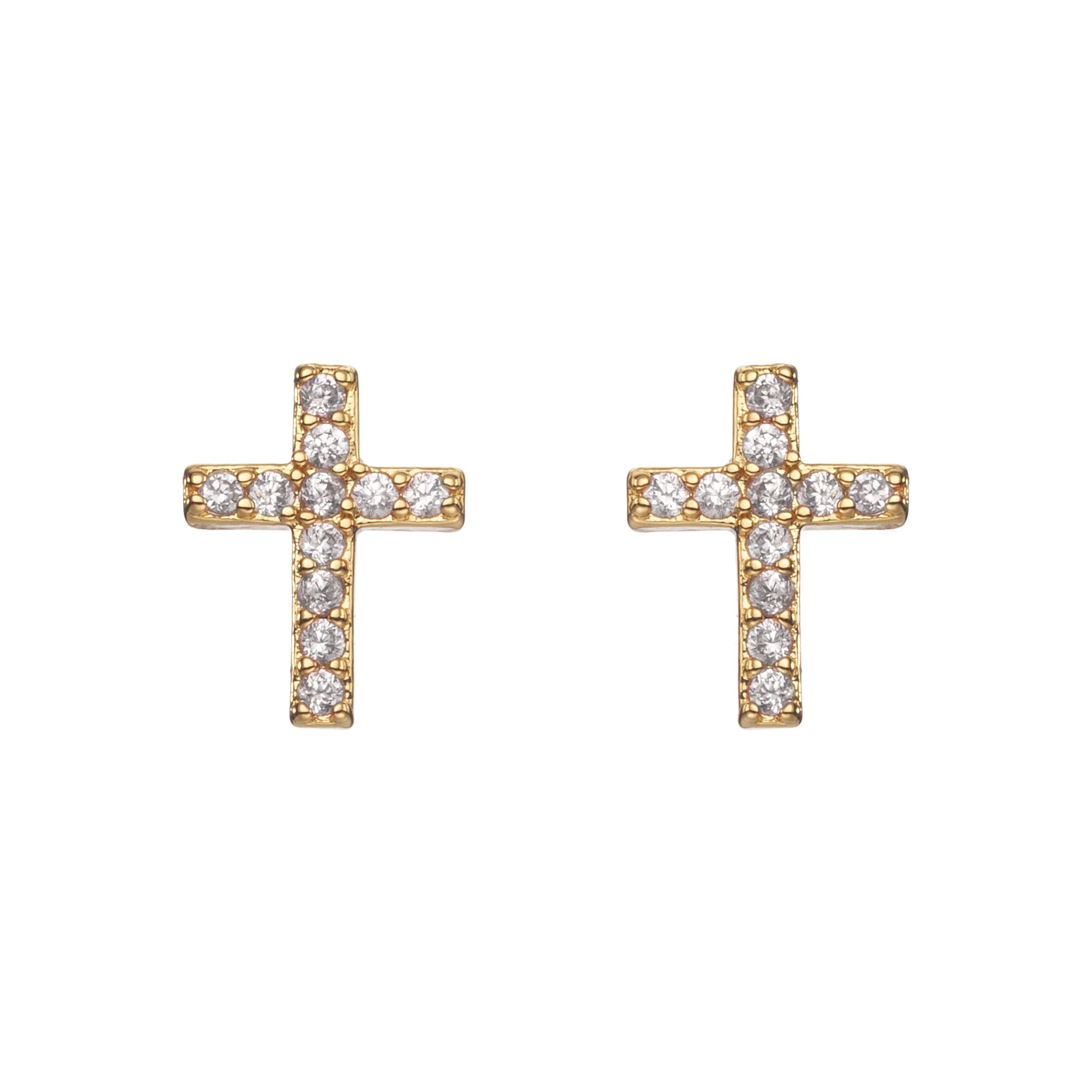 Camilla Cross Stud Earrings