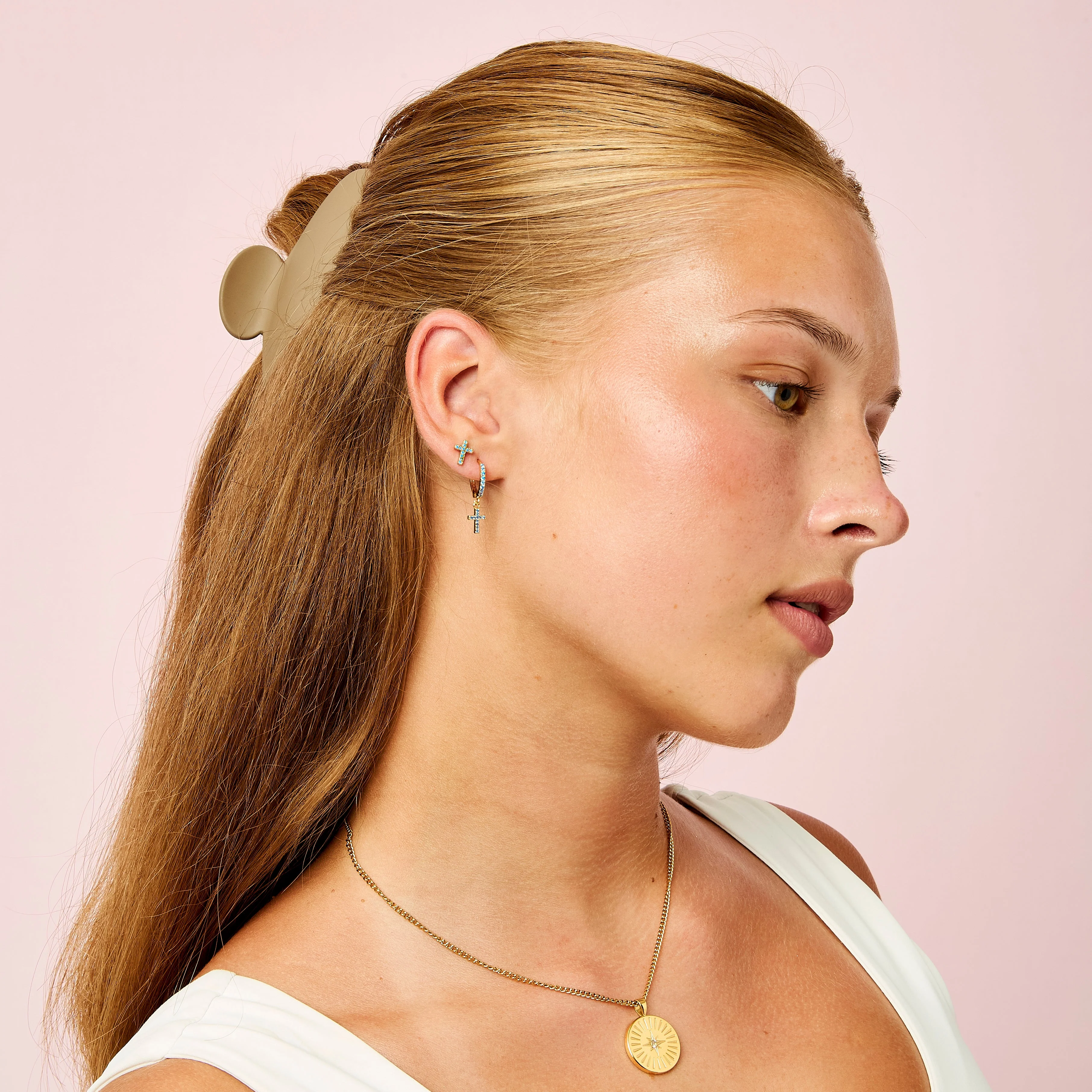 Camilla Cross Stud Earrings - Image 22