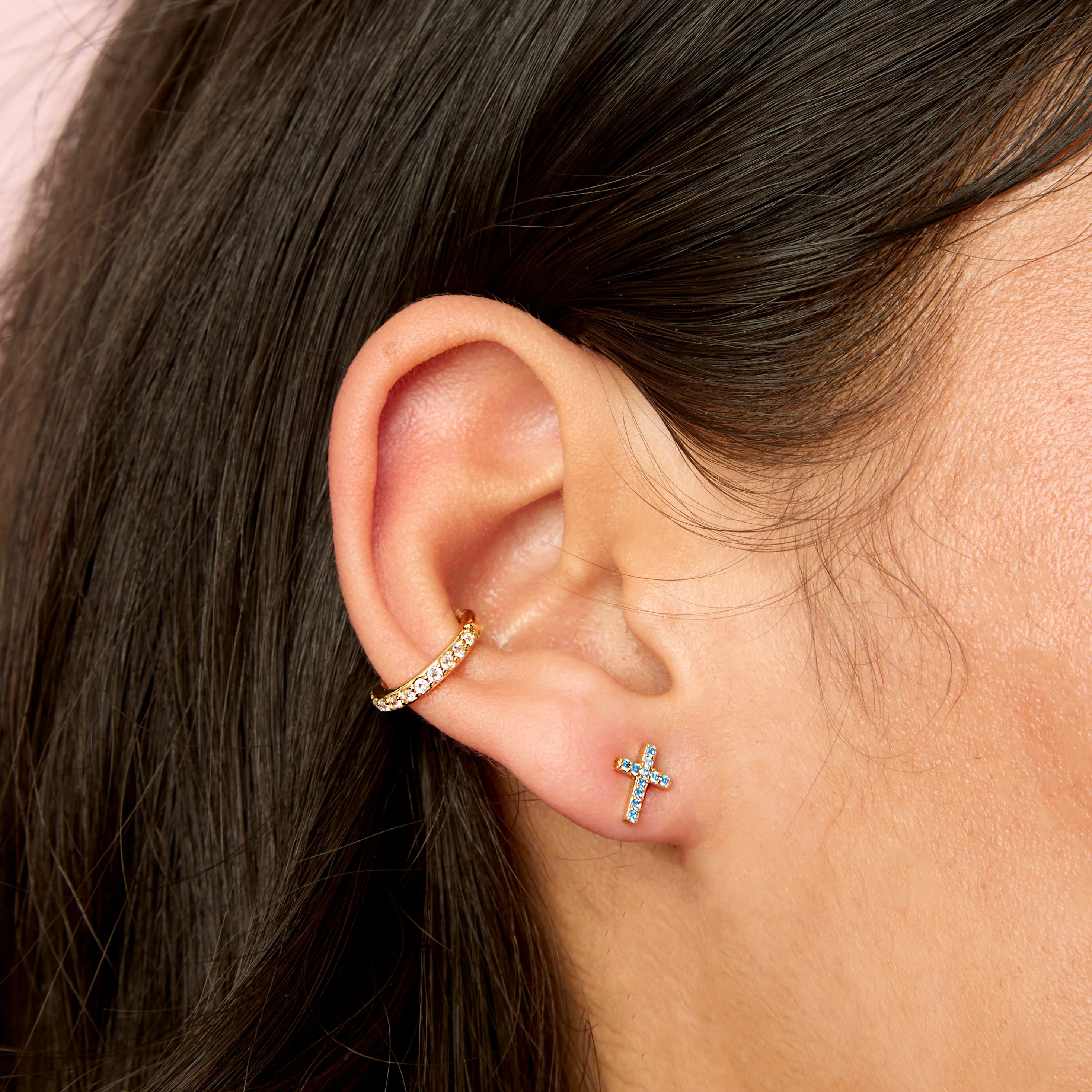 Camilla Cross Stud Earrings - Image 23