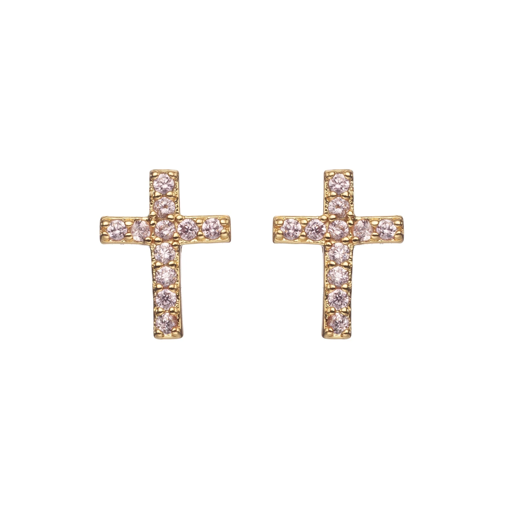 Camilla Cross Stud Earrings - Image 5