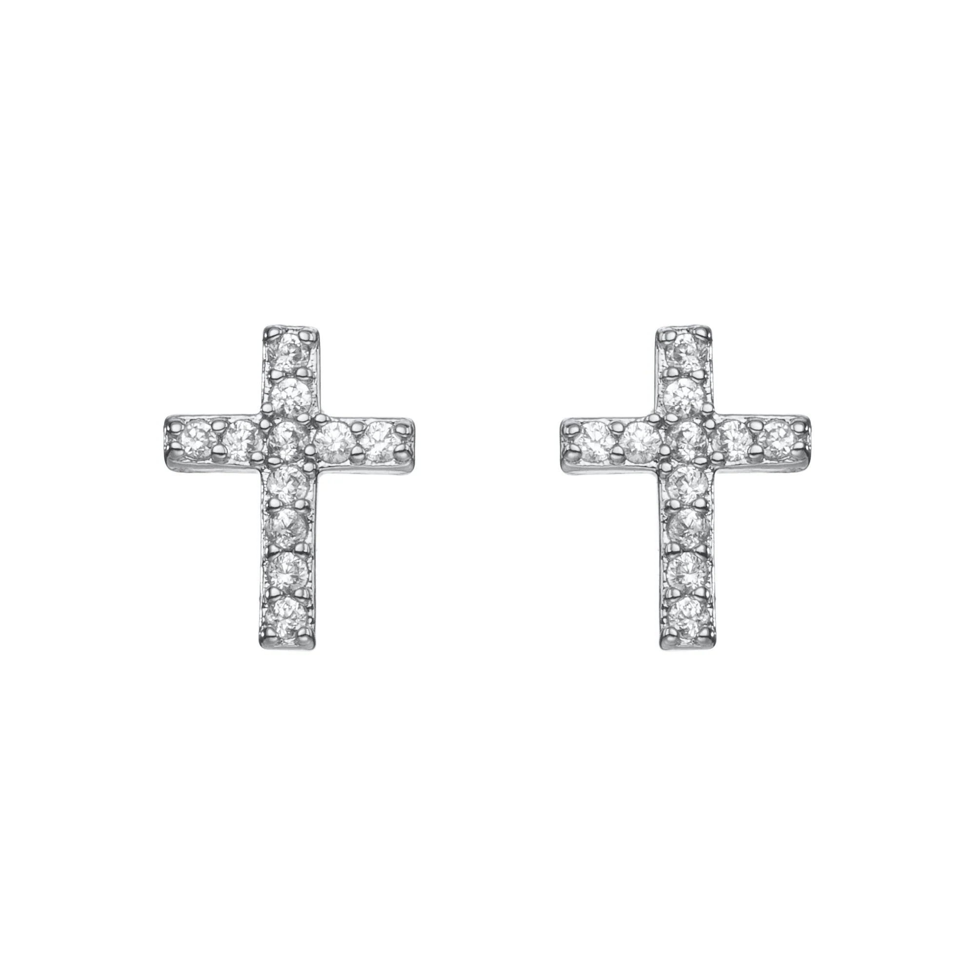 Camilla Cross Stud Earrings - Image 6