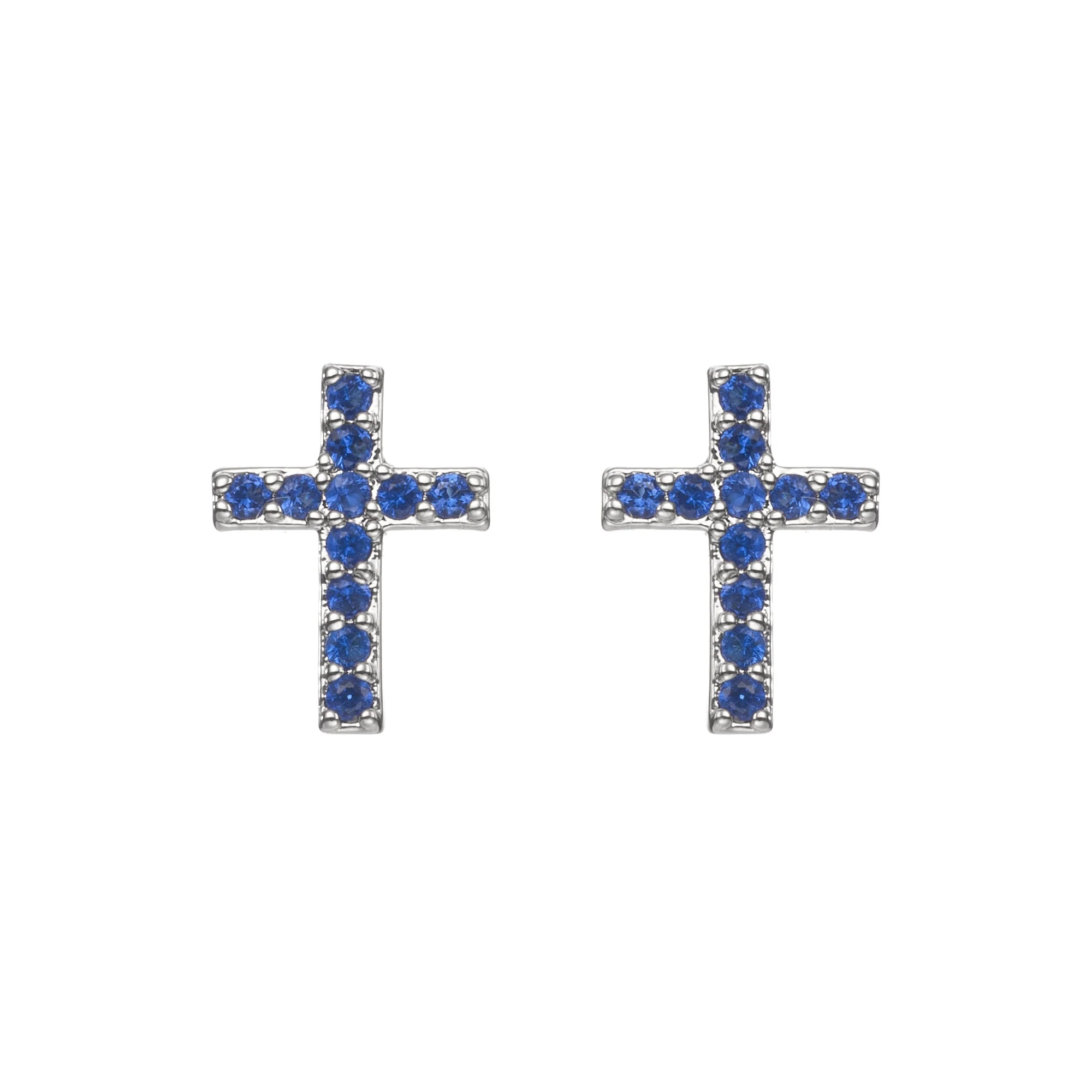 Camilla Cross Stud Earrings - Image 7