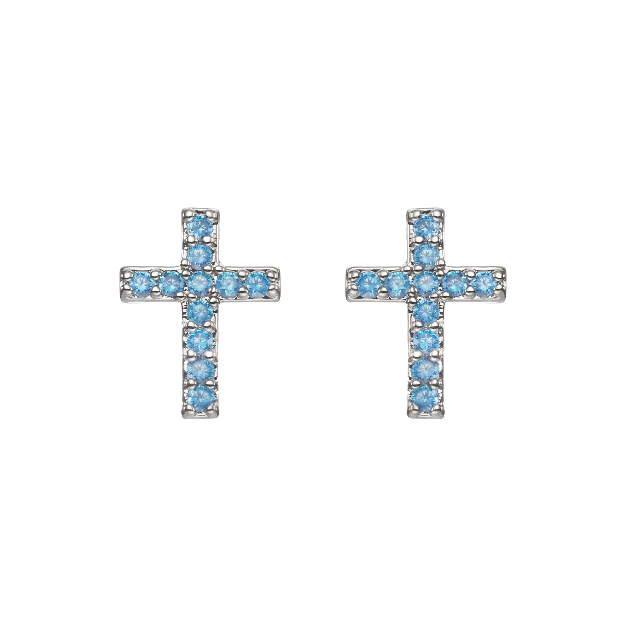 Camilla Cross Stud Earrings - Image 8