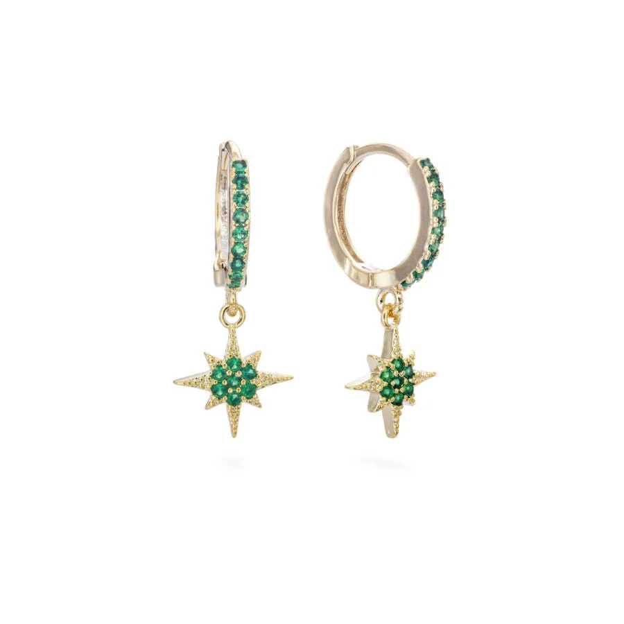 Cosima Star Huggie Earrings - Image 6