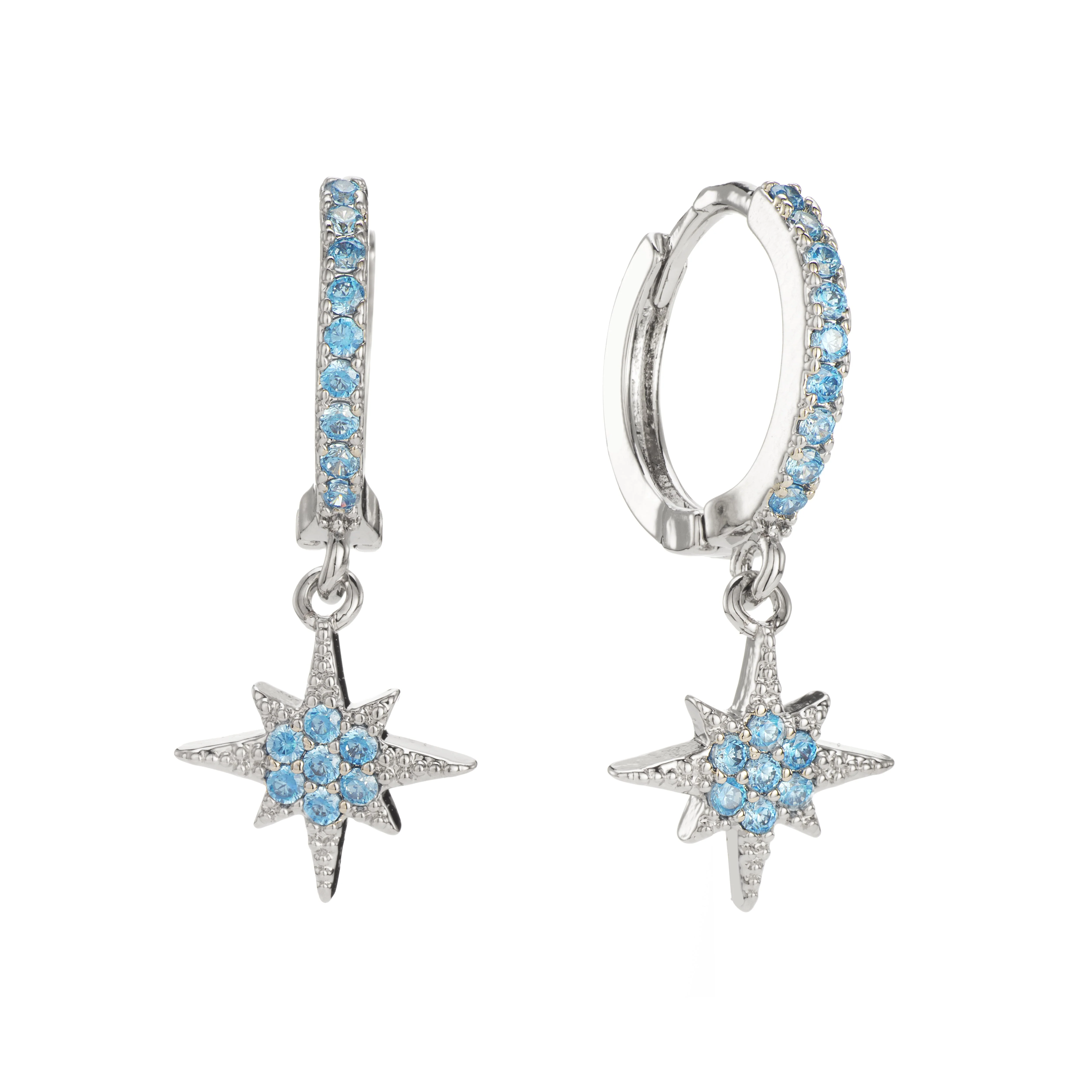 Cosima Star Huggie Earrings - Image 9
