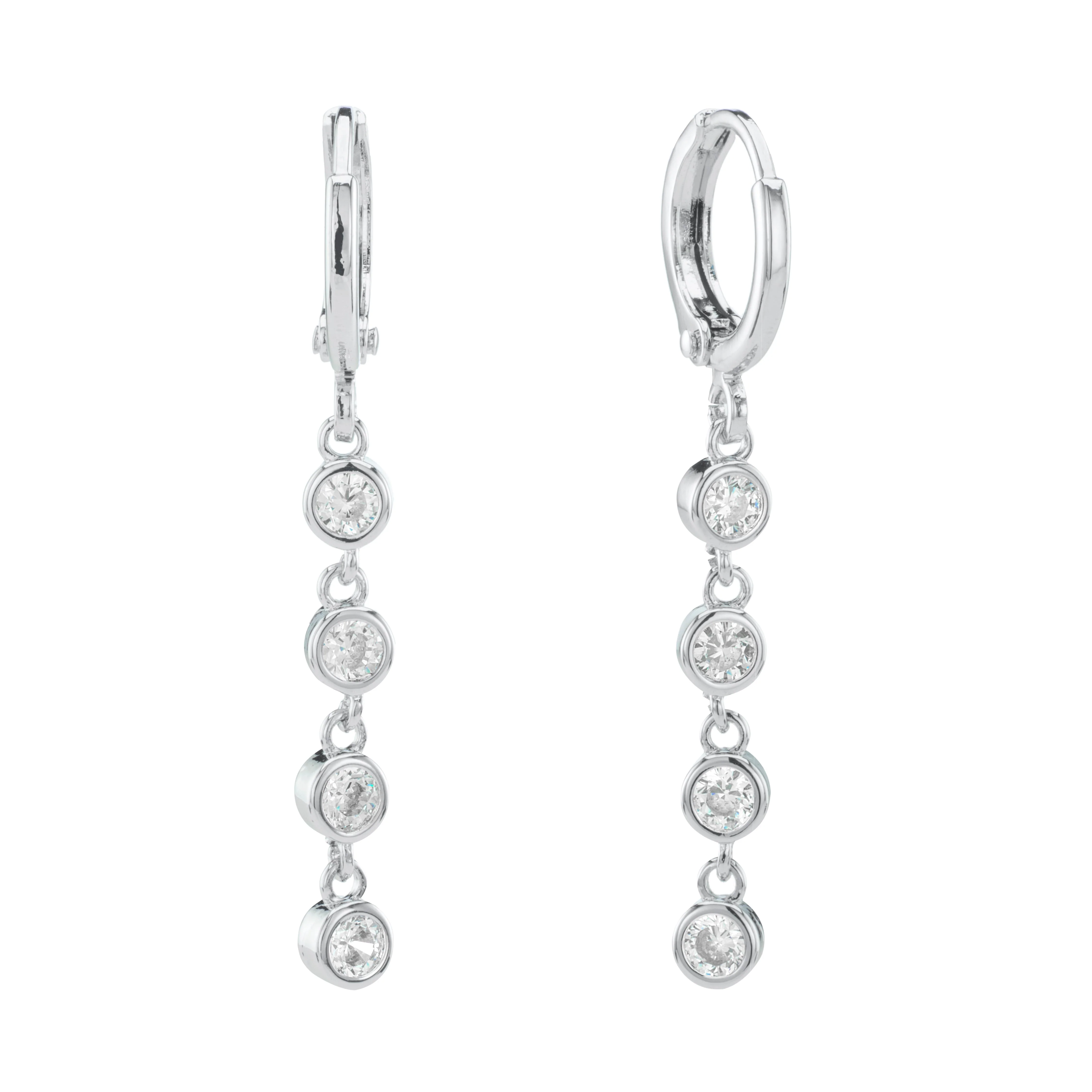 Ellica Droplet Huggie Earrings - Image 11
