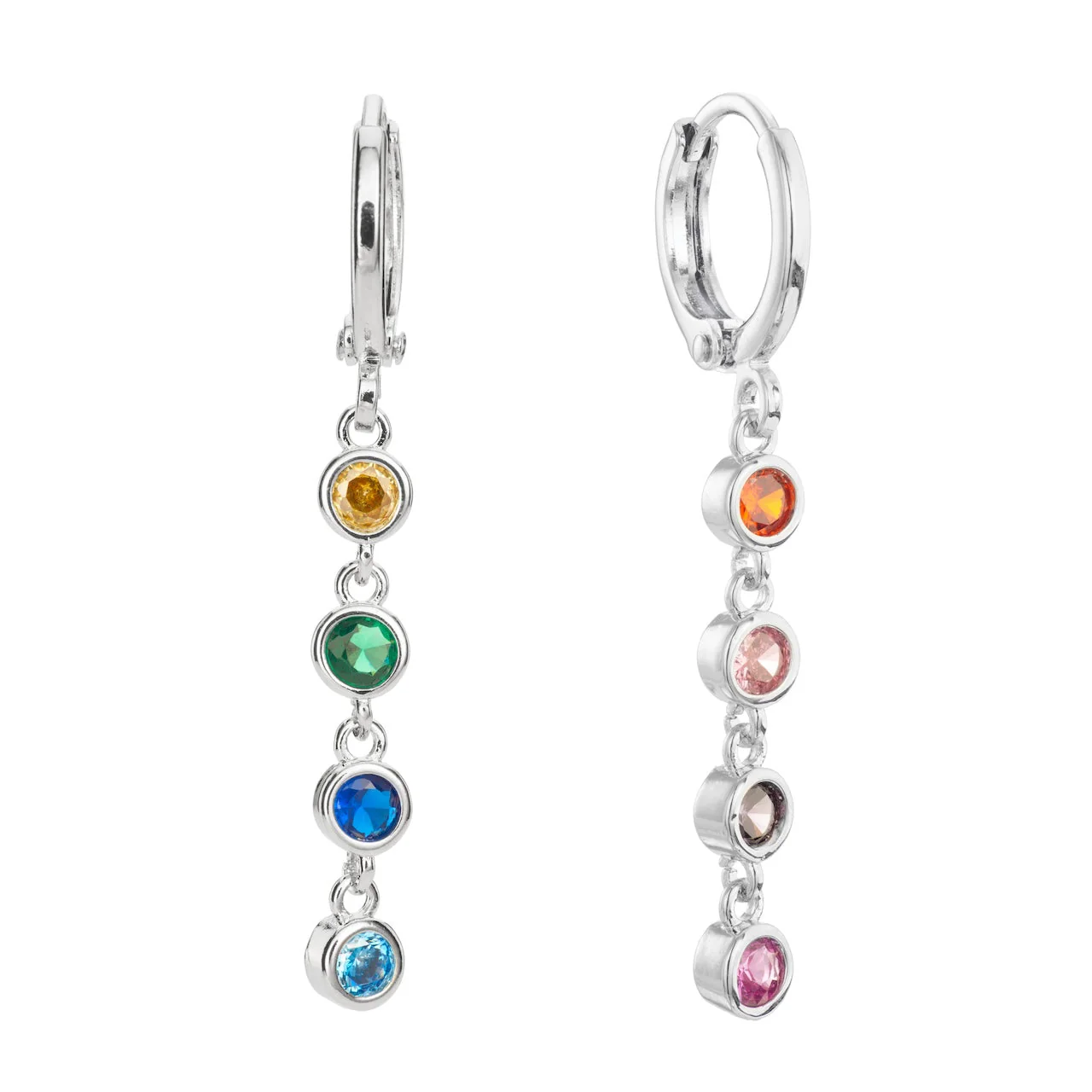 Ellica Droplet Huggie Earrings - Image 12