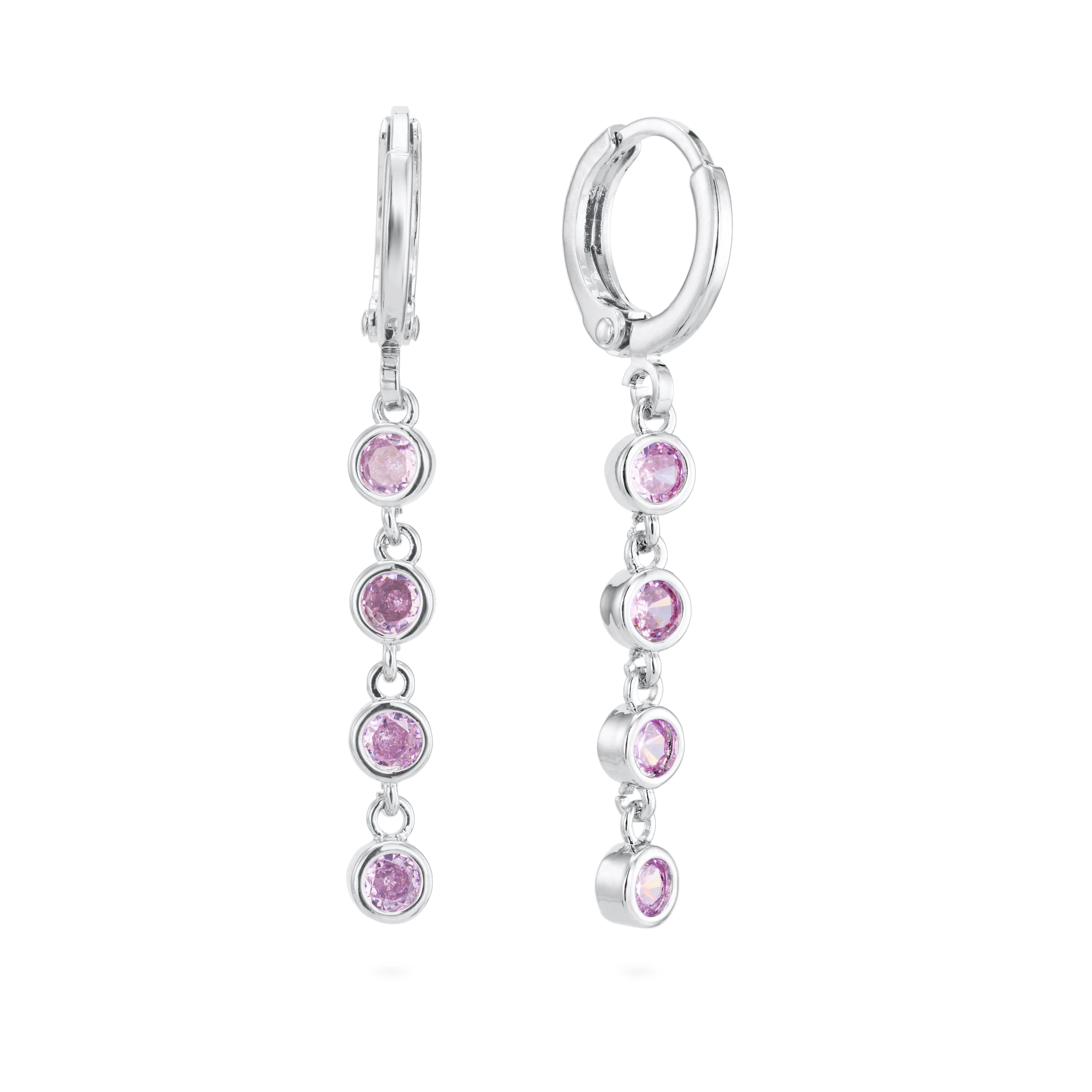 Ellica Droplet Huggie Earrings - Image 8