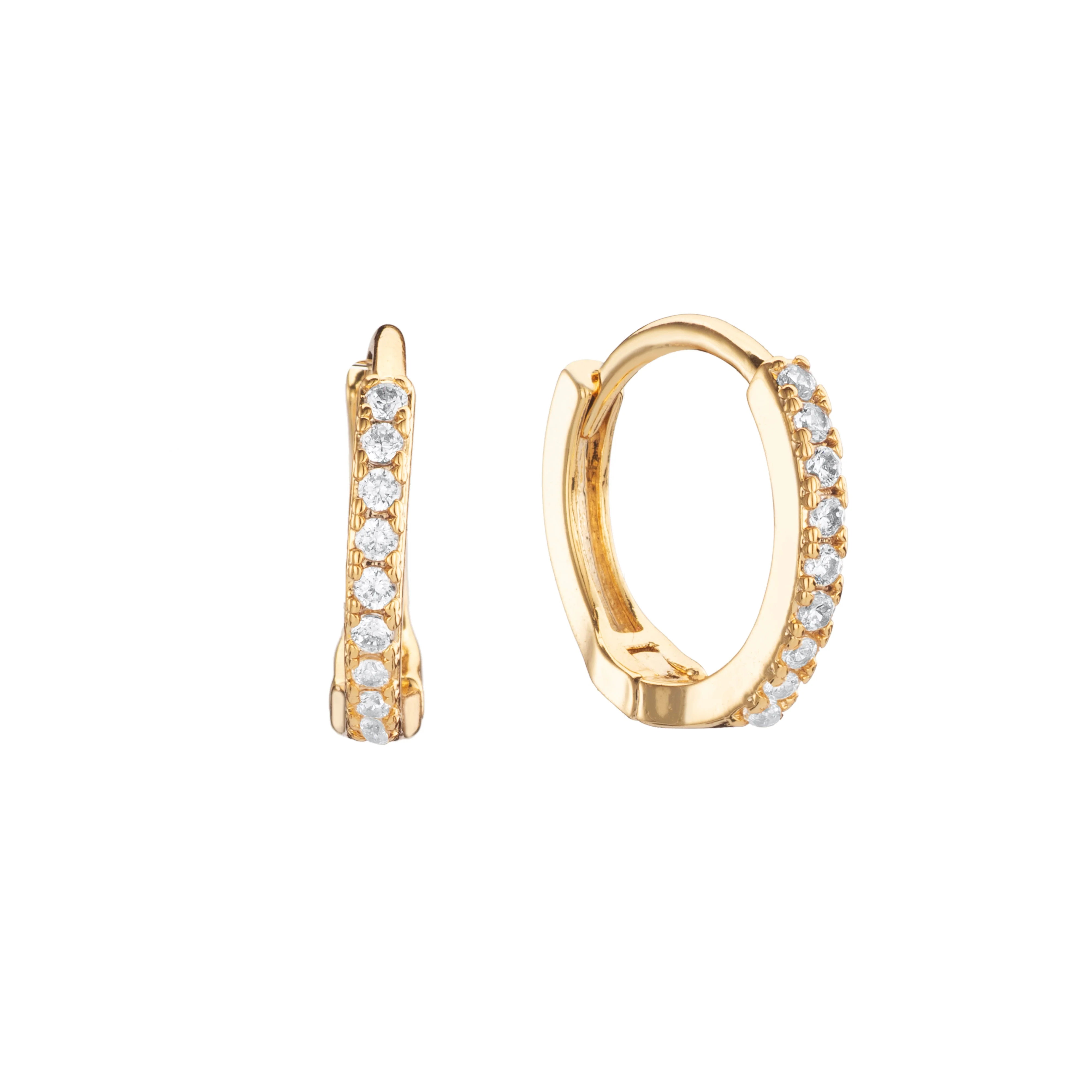Evie Huggie Earrings - Image 6