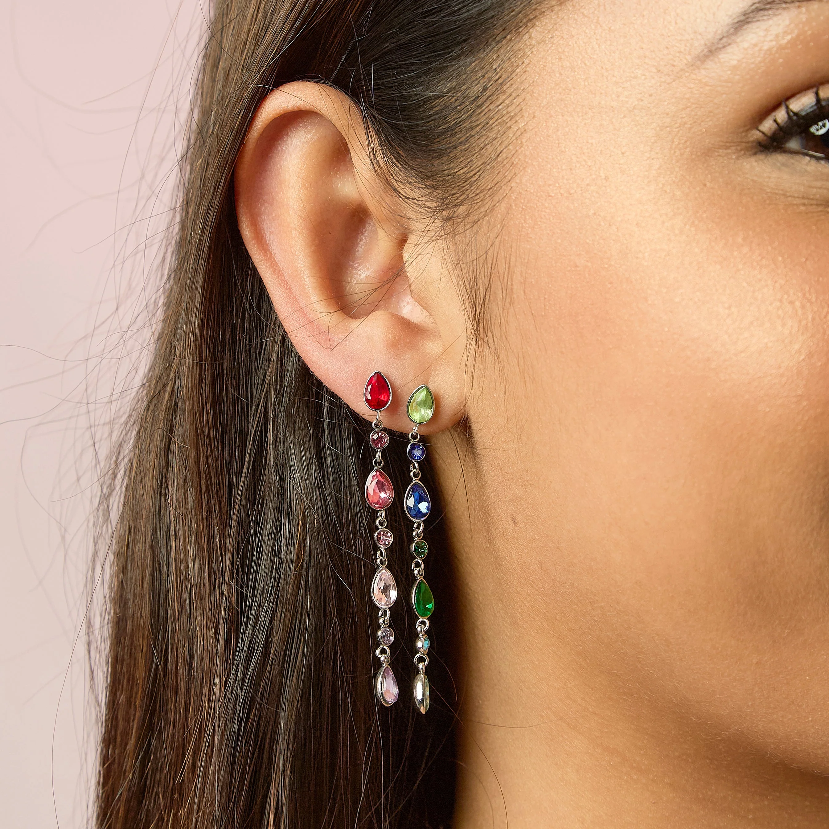 Freya Droplet Statement Studs - Image 26