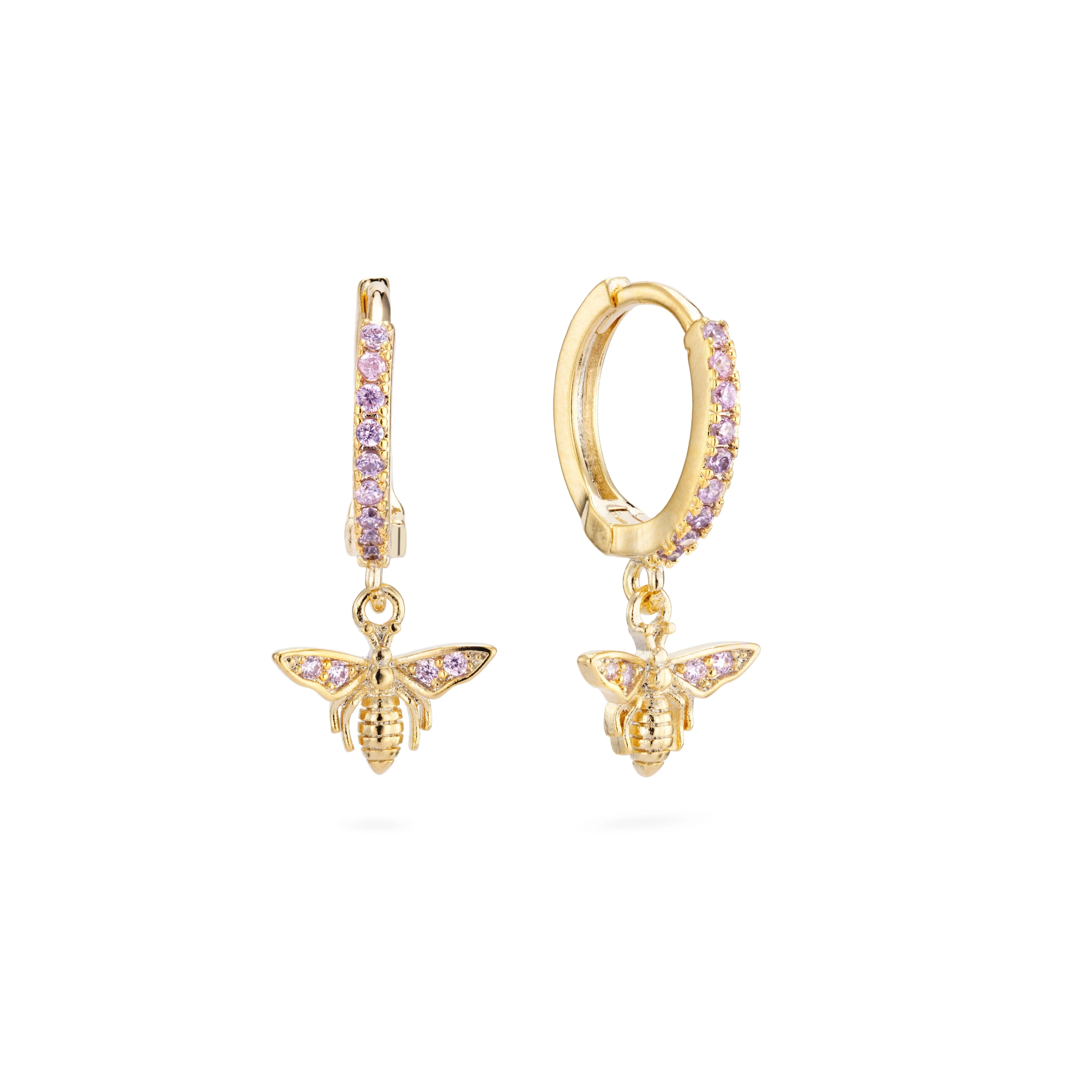 Ines Bee Huggie Earrings - Image 5