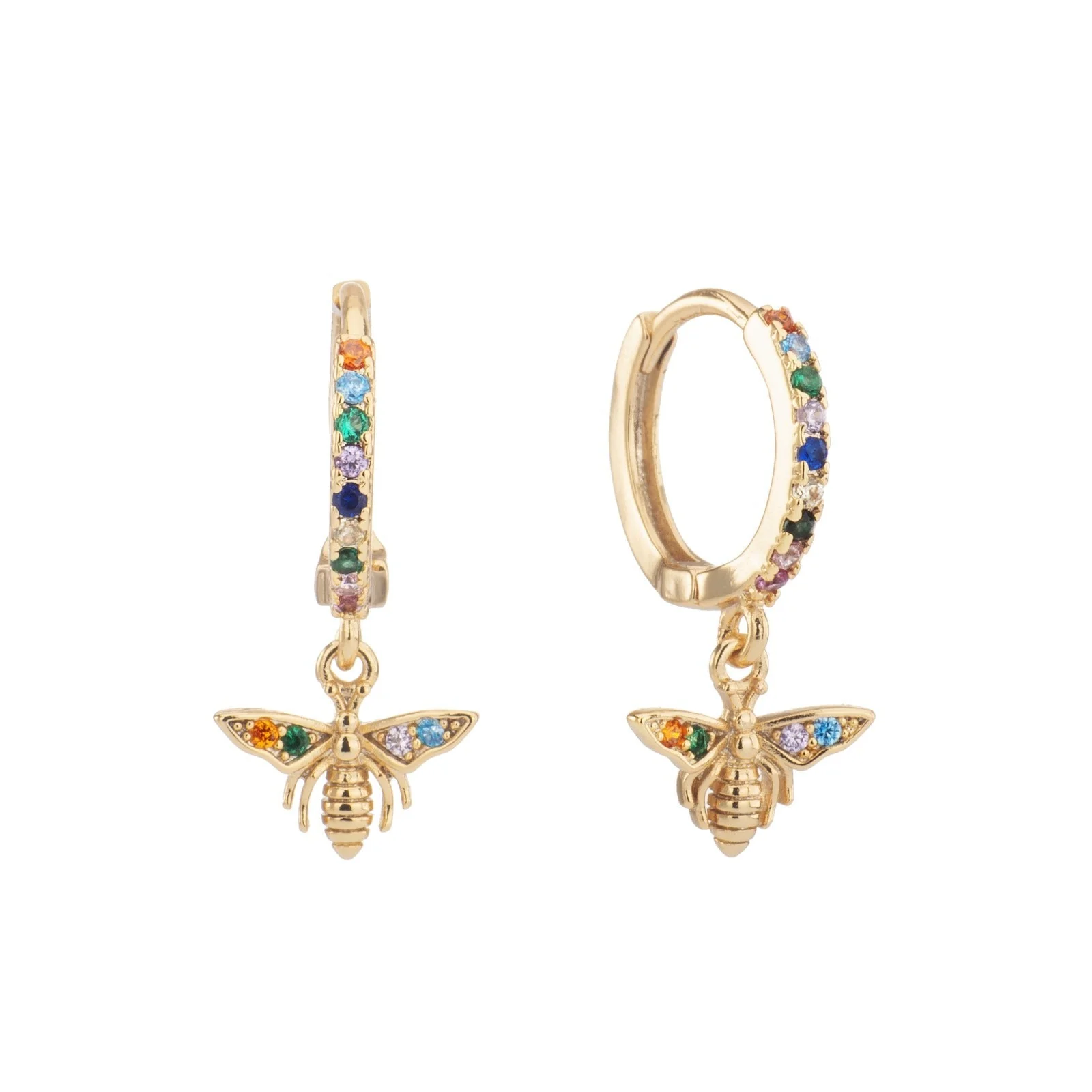 Ines Bee Huggie Earrings - Image 9