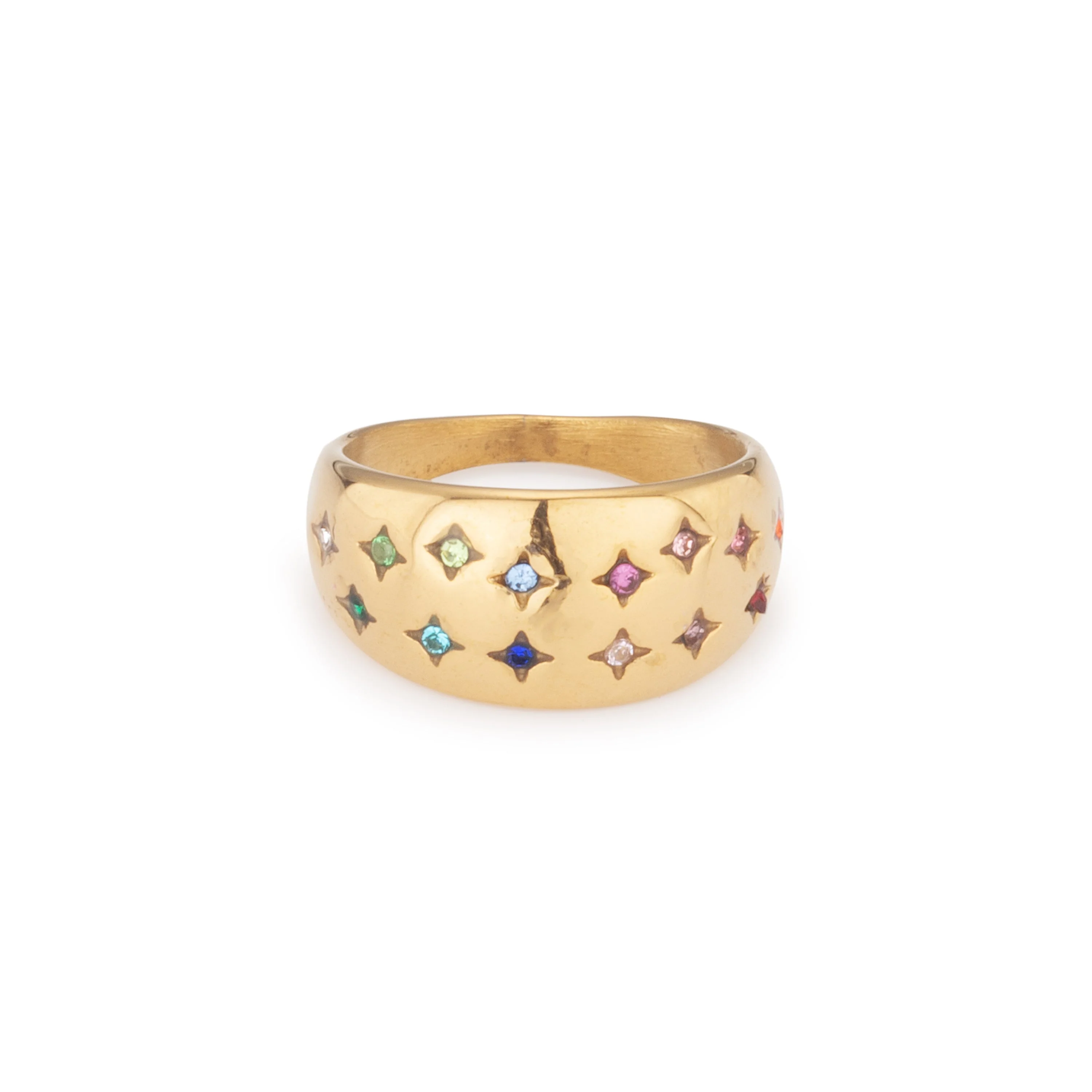Isabel Chubby Star Ring - Image 5