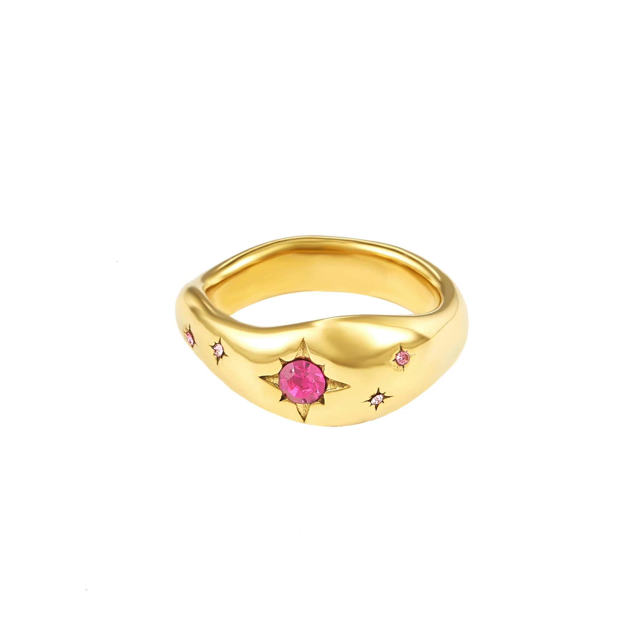 Julie Cosmic Chunky Star Ring - Image 3