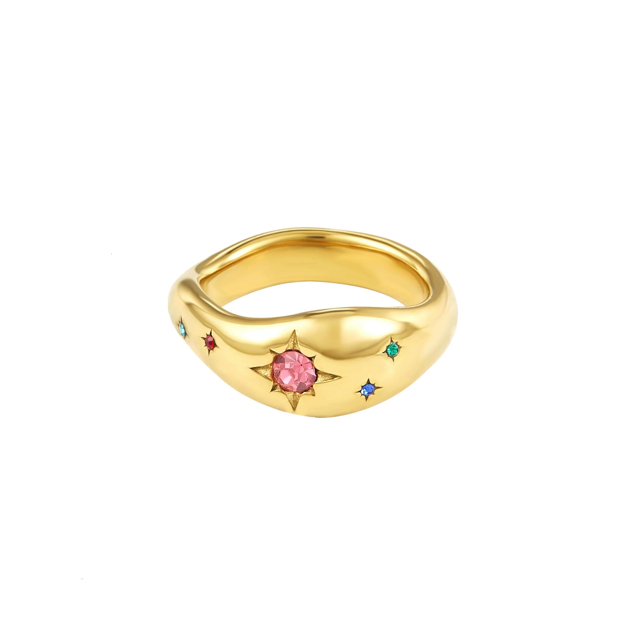 Julie Cosmic Chunky Star Ring - Image 5