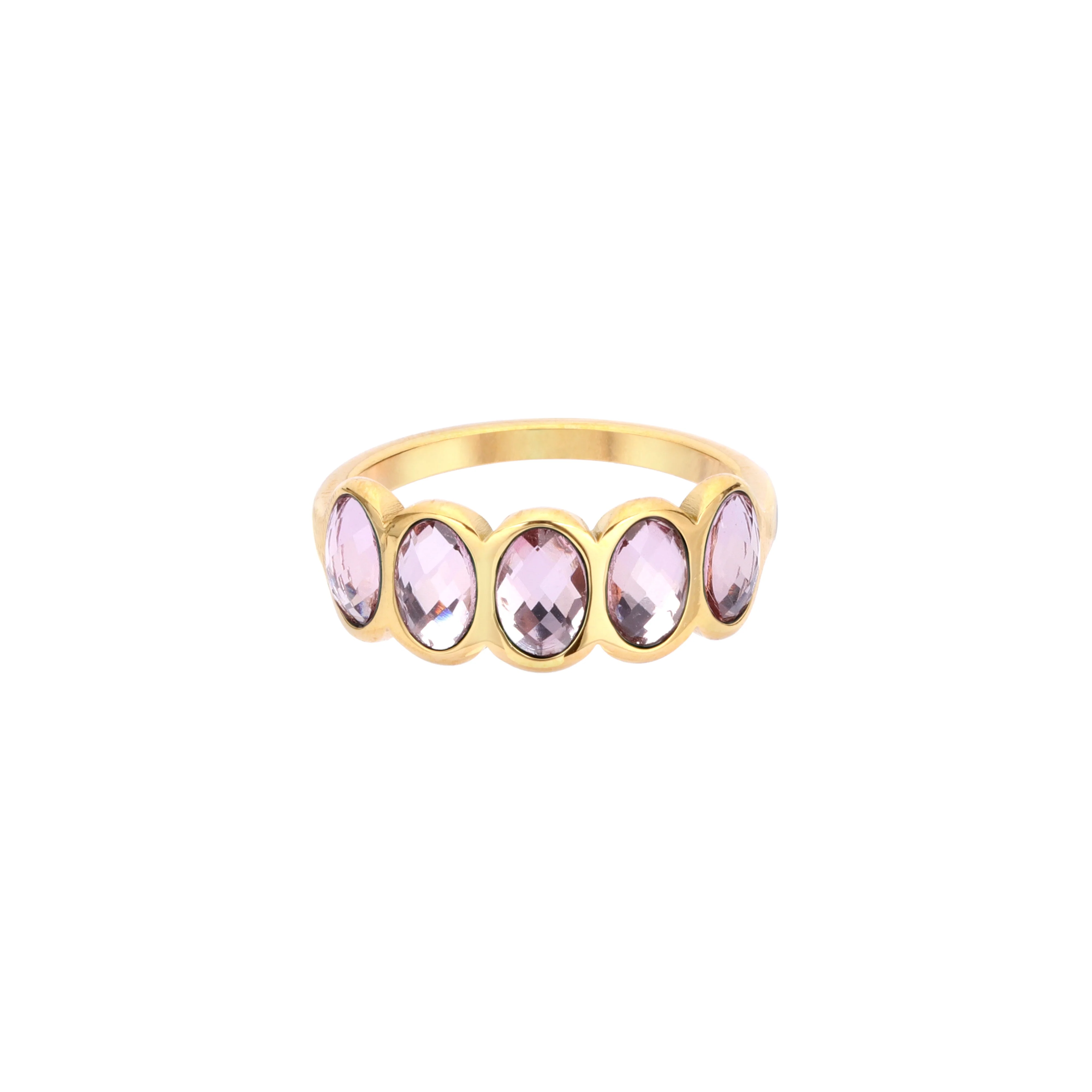 Lian Simple Stone Ring - Image 5