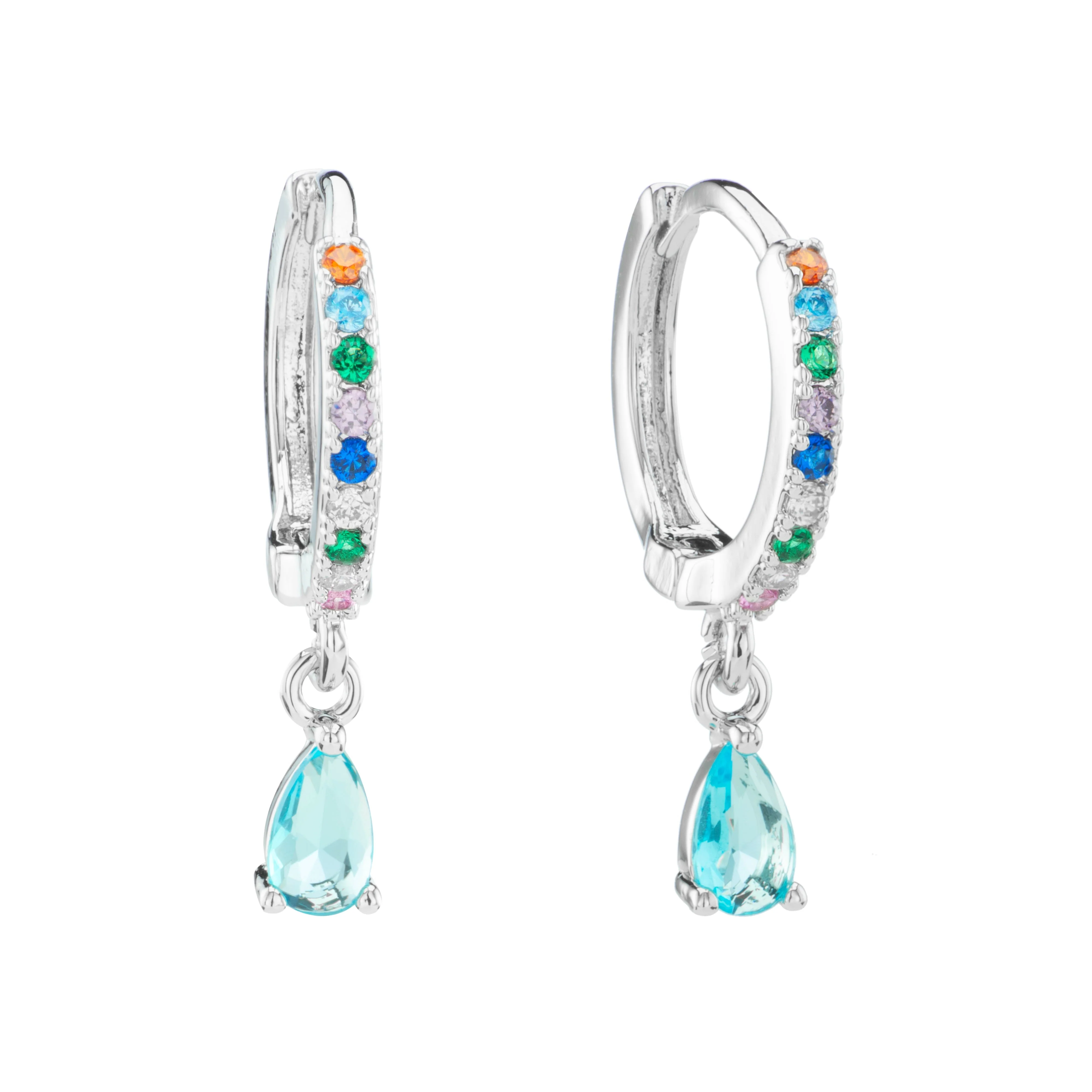 Ottillie Raindrop Huggie Earrings - Image 11