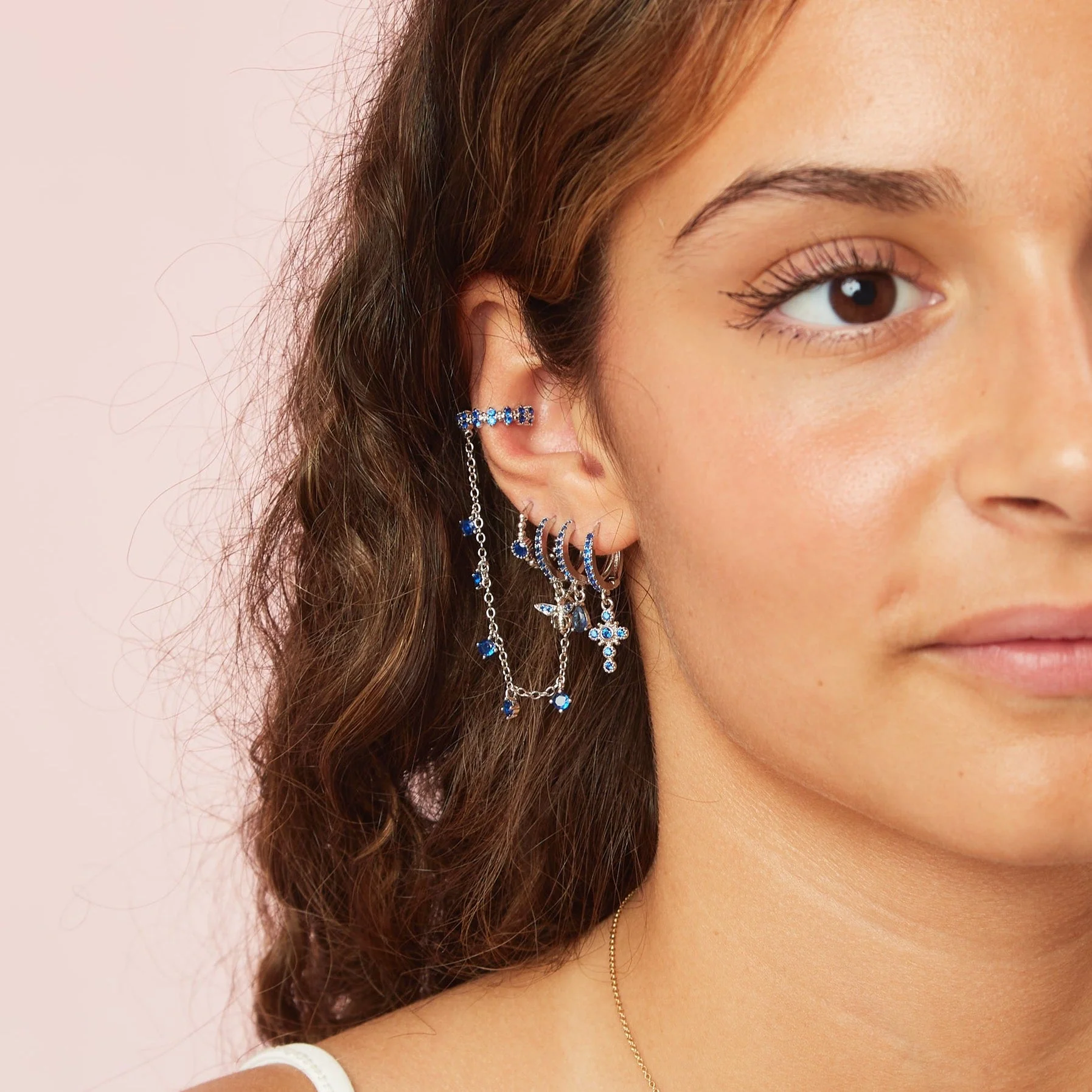 Ottillie Raindrop Huggie Earrings - Image 23