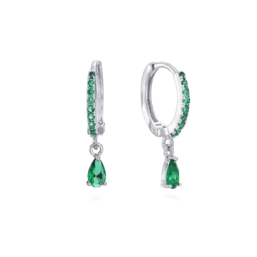 Ottillie Raindrop Huggie Earrings - Image 3