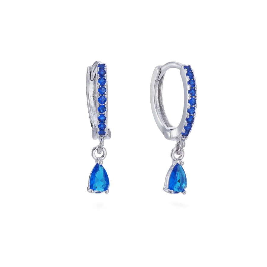 Ottillie Raindrop Huggie Earrings - Image 5