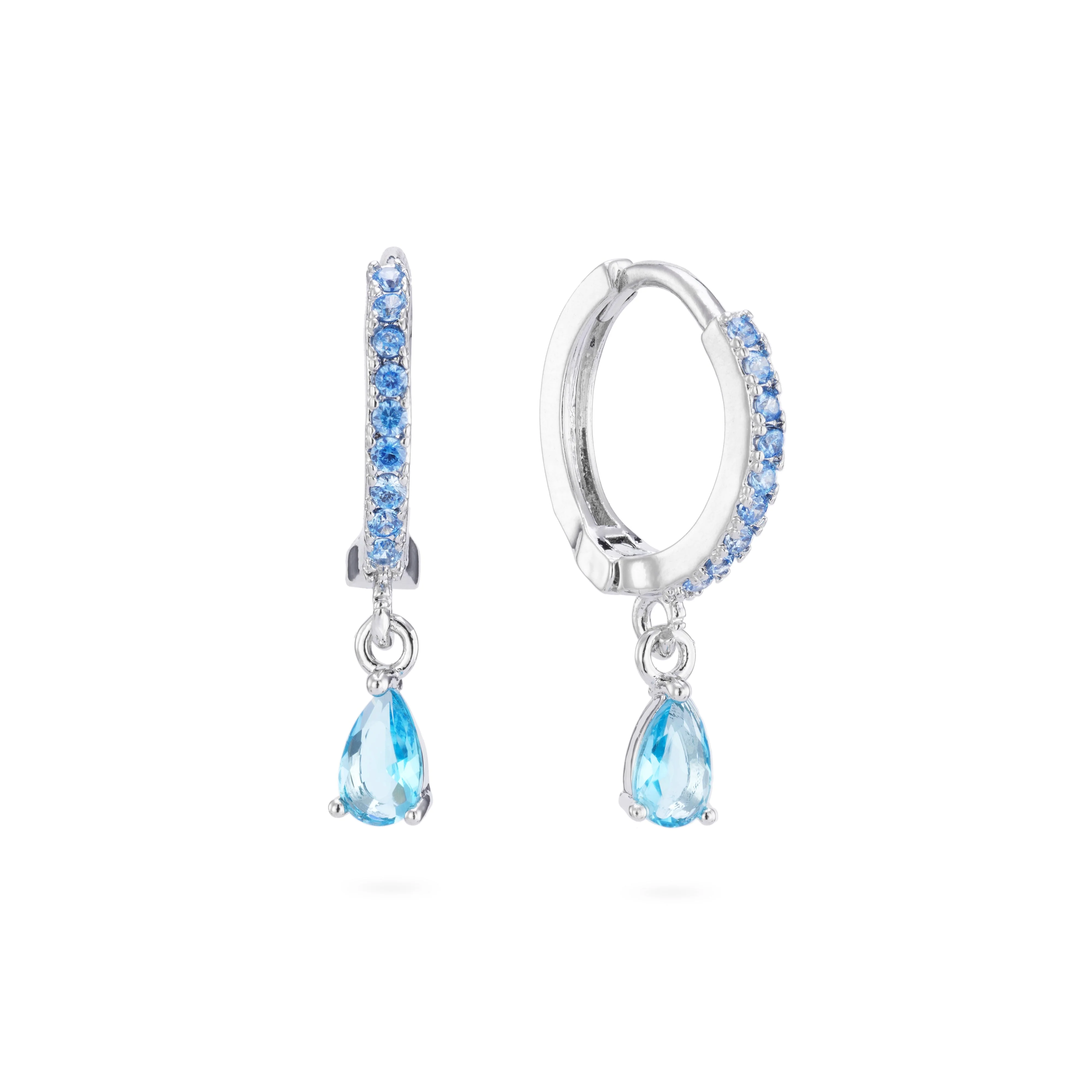 Ottillie Raindrop Huggie Earrings - Image 8