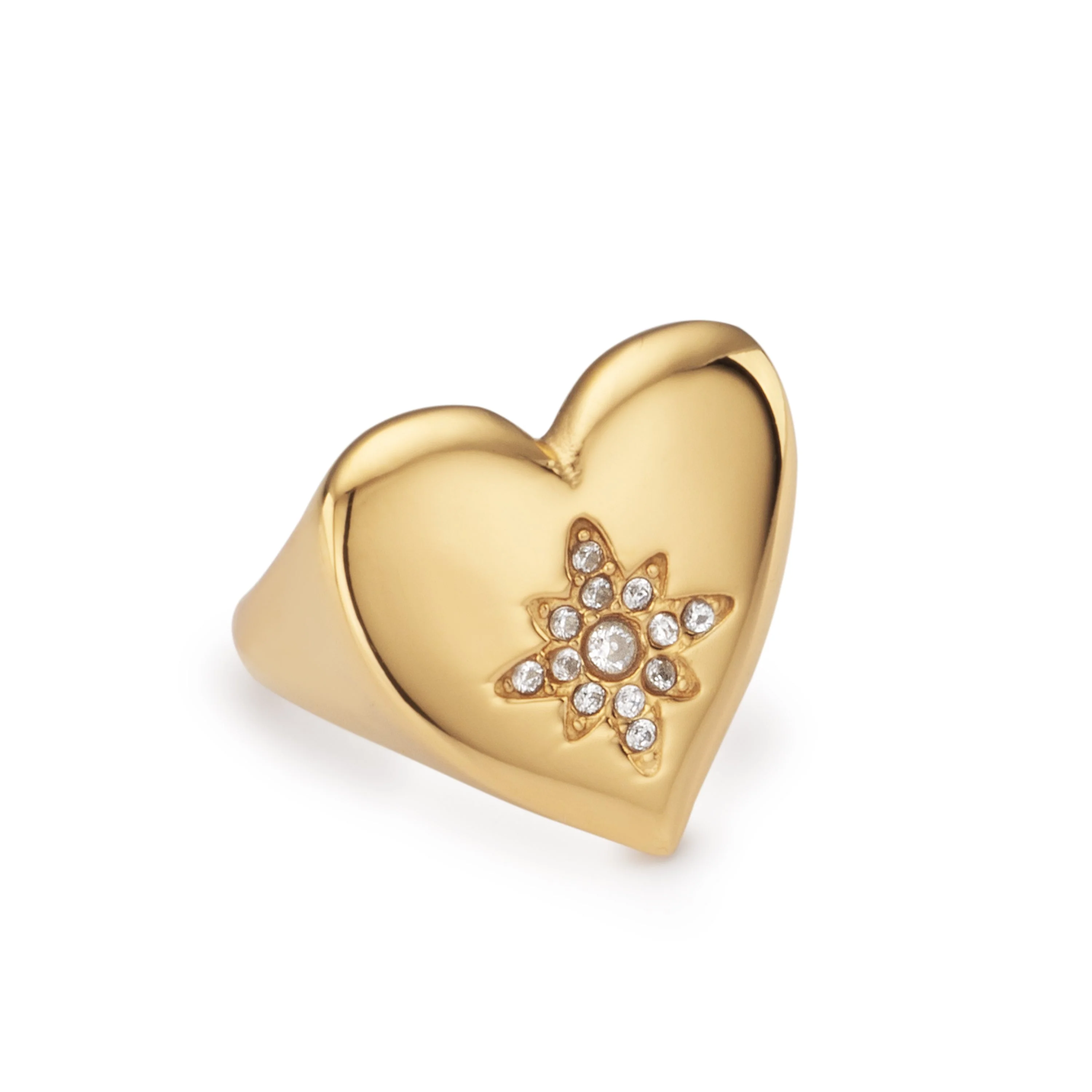 Ruby Chunky Heart Ring - Image 5