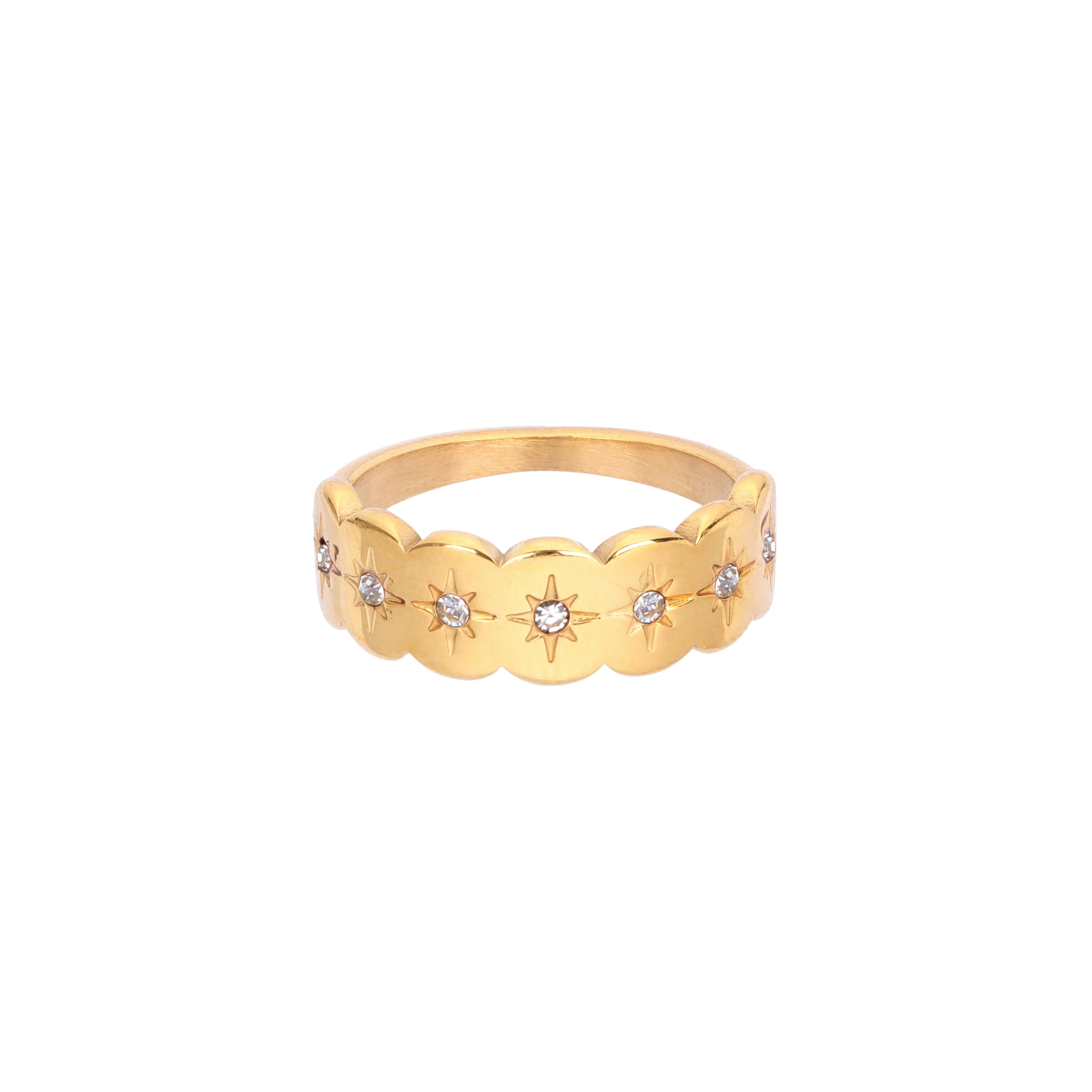 Tallulah Scallop Star Ring - Image 4