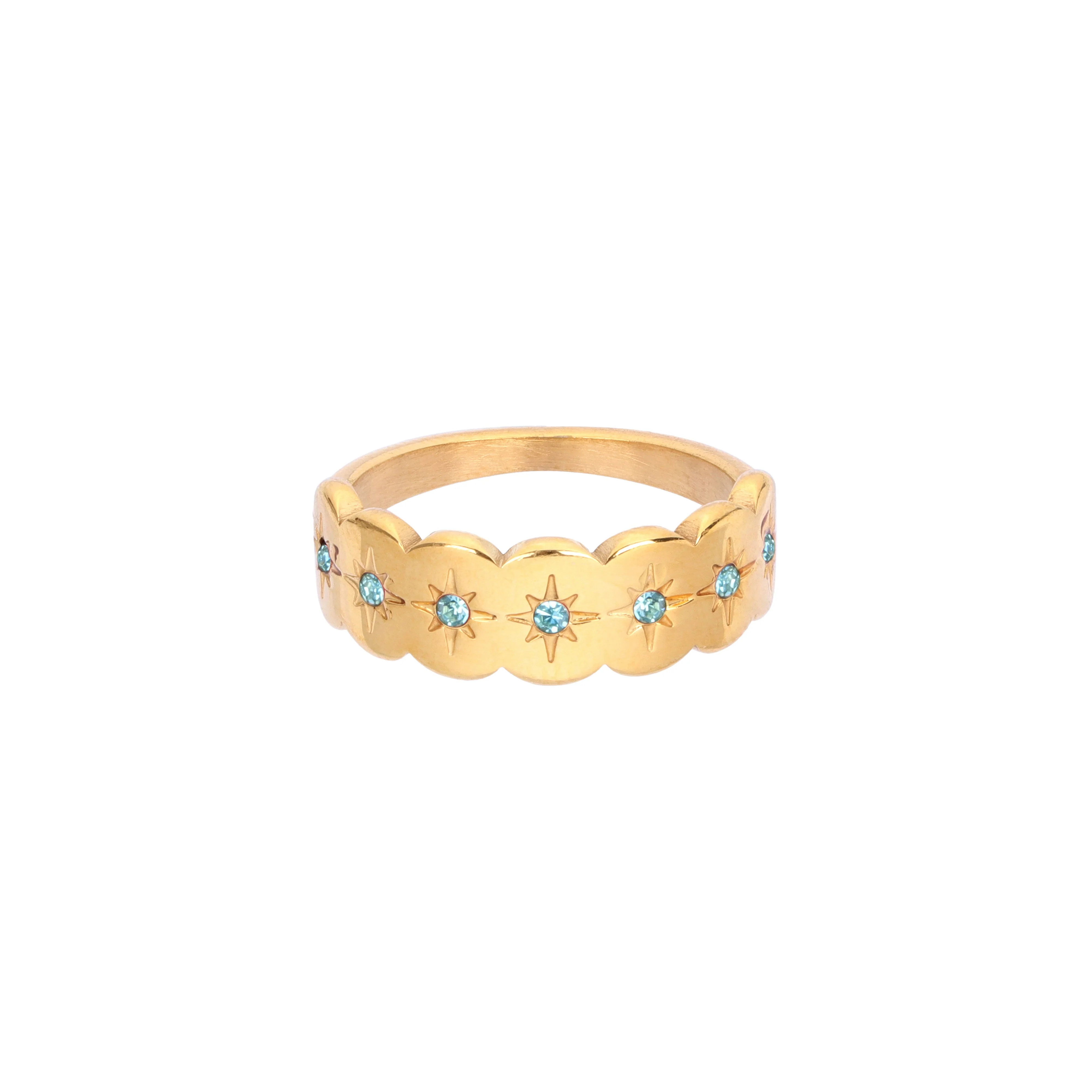 Tallulah Scallop Star Ring - Image 6