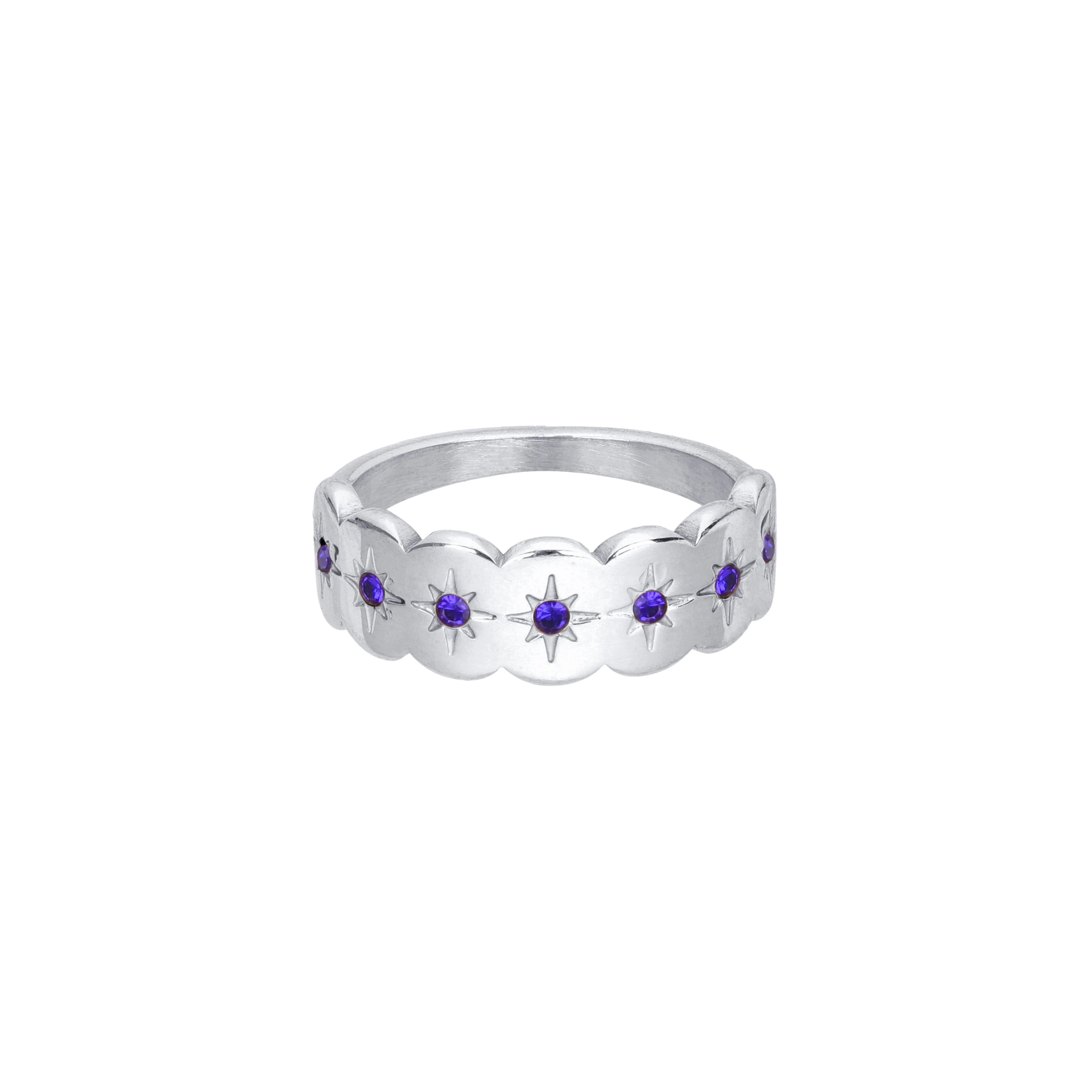 Tallulah Scallop Star Ring - Image 7