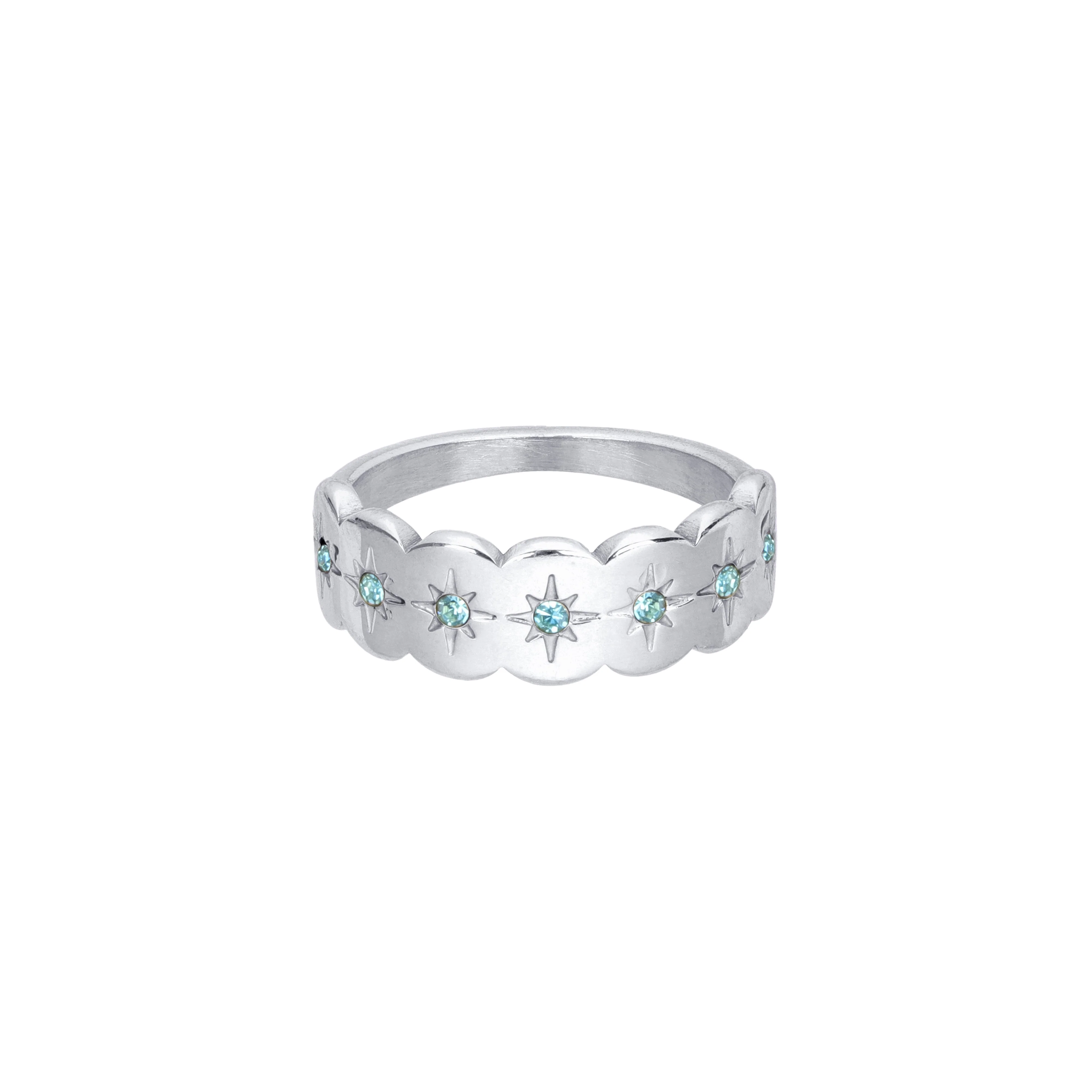 Tallulah Scallop Star Ring - Image 8