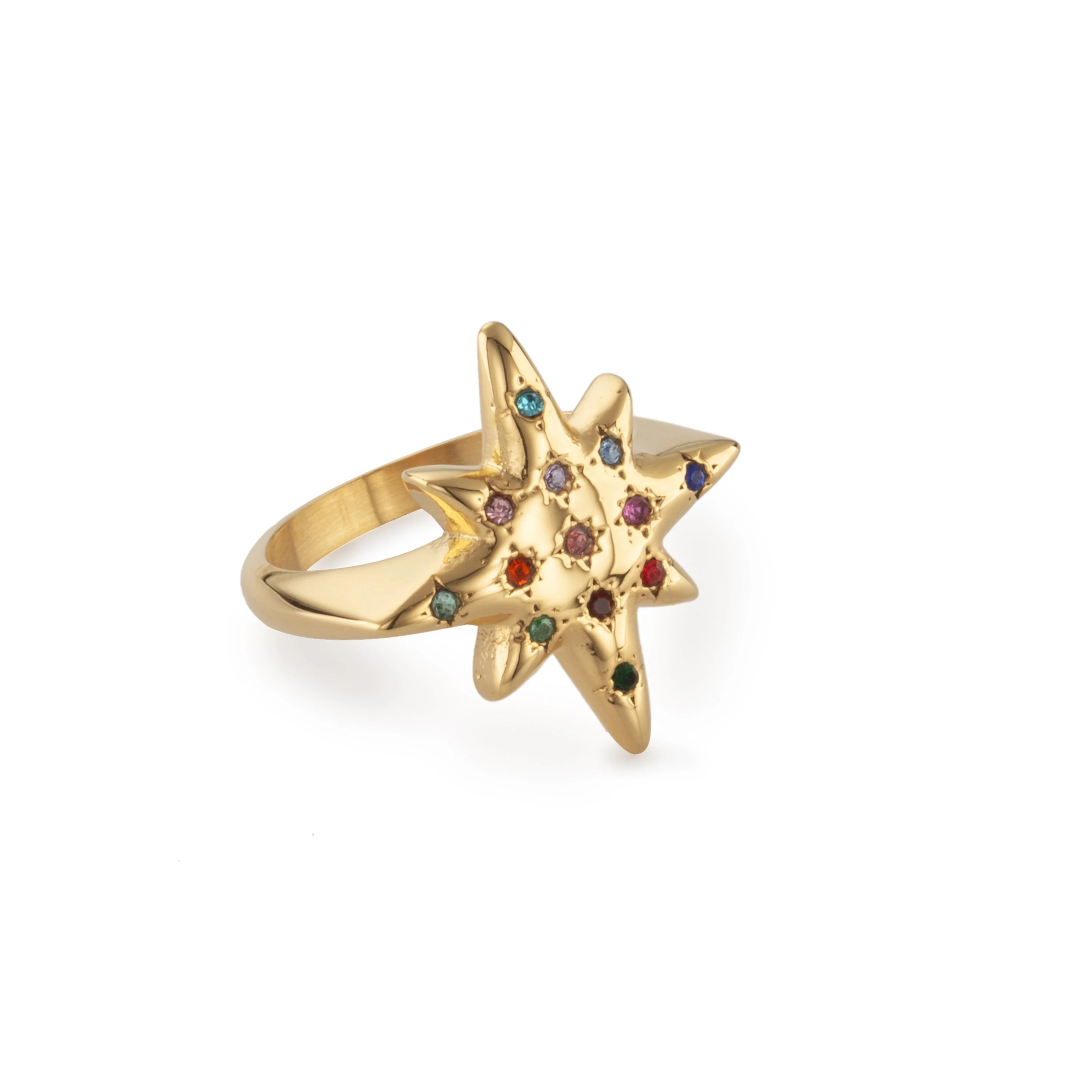Willow Chunky Star Ring - Image 3
